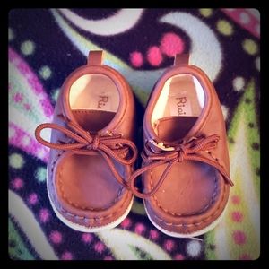 Soft faux leather baby shoes